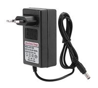 Cargador de BateríA de Iones de Litio de 2 A con Indicador LED, Adaptador de Corriente CC de 12,6 V para Lámpara Frontal, Coche de Juguete y Más, Entrada de Amplio Voltaje, Alta