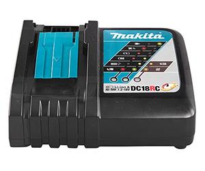 Cargador de batería de iones de litio Makita DC18RC 14.4V y 18V LXT 195584-2