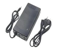 Cargador De Batería De Litio De 12,6 V 10A For Cargador De Carga Rápida De Batería De Iones De Litio 3S 10,8 V 11,1 V 12 V(Dock add EU adapter)