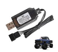 Cargador De Batería De Litio USB - Cable 7.4V 1000MA, Conector SM-2P/3P/4P, Adaptador De Cable Recargable Rápido, Accesorio De Alimentación Segura | para Avión De Coche De De Juguete De AV