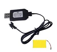 Cargador de batería de litio USB - Cargador rápido para drones 7.4V 1000mA, paquete de avión RC SM-2P SM-3P SM-4P, adaptador de carga automático inteligente, accesorio compacto para drones, aviones, q