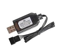 Cargador de batería de litio USB - Cargador rápido para drones 7.4V 1000mA, paquete de avión RC SM-2P SM-3P SM-4P, adaptador de carga automático inteligente, accesorio compacto para drones, aviones, q