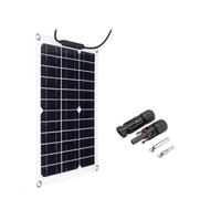 Cargador de batería del panel solar flexible 500W/1000W 12V con | Controlador: banco de energía solar for teléfono, automóvil, yate, vehículo recreativo(1PC solar panel)