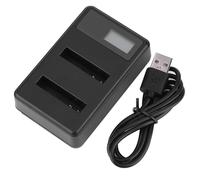 Cargador de batería doble LCD con protección de seguridad múltiple, batería de repuesto de alta capacidad para cámaras DSLR Canon, sin efecto