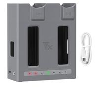 Cargador de batería dual de 100 W con carga de almacenamiento para dron DJI Mavic 4 Pro, hub de carga bidireccional, accesorios de carga rápida de 2 baterías