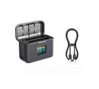Cargador de batería dual portátil adecuado para Insta360 X4 Air Hub de carga de batería 360 X4 Air Fast Charging Box Accesorios de cámara