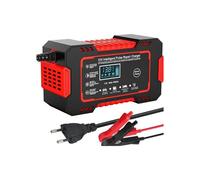 Cargador de batería inteligente de 12 V/24 V y 8 A, mantenedor de reparación automática, pantalla LCD portátil para coche