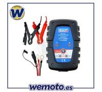 Cargador de Batería moto automatico AGM GEL Acído Sealey 6V y 12V