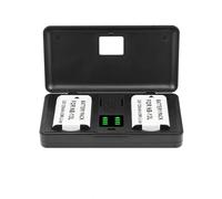 Cargador de batería NB-13L (1250 mAh) (incluyendo dos baterías) compatible con cámaras Canon G5 X2 G7 X2 G9 X G9 X2 SX620 SX720 SX730 SX740 G7 X3 PowerShot G1 X3
