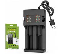 Cargador de Batería para 18650 26650 21700 18490 16340 14500 10440