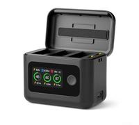 Cargador de batería para cámara de acción GoPro-Hero 13, kit de carga rápida inteligente de 27 W con indicador LED, cargador triple de batería, concentrador de carga rápida