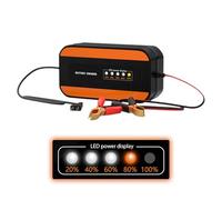 Cargador de batería para camiones | Cargador de mantenimiento por impulso de 12 V para vehículos, herramienta de carga y reparación por pulso | para coche Quad Camión Segadora Moto Vehículos RV