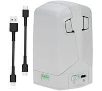 Cargador de batería para dji Flip, Centro de Carga de baterías para Drones, estación de Carga de Doble Canal para baterías de cuadricópteros con Adaptador de Corriente por Cable