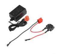 Cargador de batería para vehículos eléctricos para niños, 6 V, 12 V, con conector cuadrado, adecuado para vehículos eléctricos incluyendo X6 y modelos, así que siempre tendrás el control total (12 V)