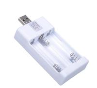 Cargador De Batería Recargable - Cargador USB AA, Estación De Indicador LED | Base De Carga De Batería NIMH, Cargador De Ranura Independiente Carga Rápida Para Baterías Con D