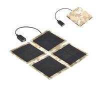 Cargador De Batería Solar - Cargador Solar Con Toma De Corriente - Accesorio Multifuncional Plegable Para Camping Con Alta Eficiencia Para Móviles Cámaras De Seguridad Monitores Y Dispositivos Exterio