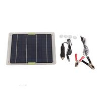 Cargador de batería Solar de 12 V Controlador de Carga MPPT IP67 Mantenedor de Panel Solar a Prueba de Agua para automóvil Barco RV Carcasa laminada ETFE Silicio monocristalino (10W)