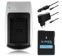 Cargador de batería und Batería EN-EL14 Compatible con Nikon D3100, D3200, D5100, D5200