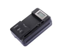Cargador de Batería Universal para Móviles con Pantalla LCD y Puerto USB para Cargadores de Teléfonos Móviles, Enchufe Europeo.