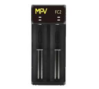 Cargador de baterías de Litio FC2 MPV para 10440, 14500, 14650, RCR16340, 16650, 17500, 17650, 17670, 18350, 18490, 18500, 18650, 20700, 21700, 22700, 2 6650, 26700 - USB C