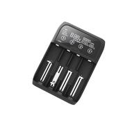 Cargador de baterías DLH DY-CU5170 USB 4 puertos LED Negro