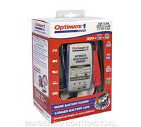 TecMate Optimate 1 Duo, TM-402-D, Cargador-mantenedor de baterías de 12 V/12.8 V y 0.6 A en 4 Fases