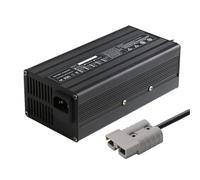 Cargador De Baterías para Montacargas 12V/24V/36V/48V/60V/72V Cargador De Baterías De Alta Potencia De 300W, con Conexión Anderson para Baterías De Plomo-Ácido,72v 3a Black,50A