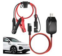 Cargador De Baterías para Motocicleta,12V Alimentación Inteligente Portátil | Cargador Mantenedor para Batería,para ATV Tractor Autocaravana Remolque Automóvil Marino Coche Exterior