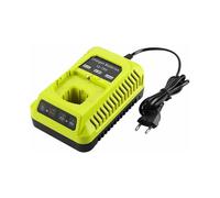 Cargador de baterías Ryobi con indicador LED, cargador rápido con carga inteligente para baterías de litio, NiCd y NiMh, 12~18V, protección