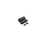 Cargador de baterías universal, ecológico y seguro. Carga tus baterías recargables con total confianza.