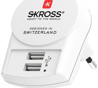 Cargador de CA Europa + 2 USB A Wh