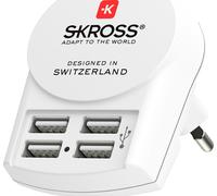 Cargador de CA Europa + 4 USB A Wh
