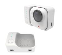 Cargador de cámara para Insta360 GO Ultra portátil, funda de carga magnética para Insta 360 GO Ultra accesorios de cámara deportiva (blanco)