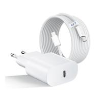 Cargador de carga rápida para iPhone 16/16 Pro/16 Pro Max/16 Plus/15/15Pro/15Pro Max/15 Plus/para iPad Pro/Air, 30 W USB C, adaptador de corriente con cable de 6FT