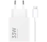 Cargador xiaomi usb 33w mi combo con cable tipo-c blanco bhr9956eu