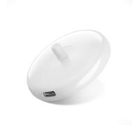 Cargador de cepillo de dientes eléctrico, cargador inductivo de repuesto delgado compatible con cepillos de dientes eléctricos Philips Sonicare Hx Series, mini base de carga tipo C (blanco)