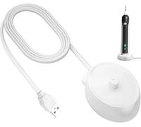 Cargador De Cepillo De Dientes Eléctrico para Braun Oral-B Io3 Io4 Io5 Io6 3757, USB Base De Carga De Repuesto Portátil De Viaje, Resistente Al Agua Reemplazar USB Base De Carga Cable De Alimentación