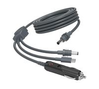Cargador de coche 3 en 1 con USB C a CC, 3 m, 100 W, tipo C/D-C/cargador de coche a cable de repuesto CC, varios puertos, cable de alimentación, para Starlink Mini