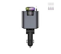 Cargador de Coche Aroma Starlight, difusor de aromaterapia con Cable retráctil for aceites Esenciales, Luces de Techo USB C for teléfono, con guía de Aceite, hisopo de algodón y Aceite Esencial.(1pc)