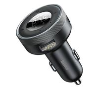 Cargador De Coche Baseus Bluetooth AUX FM Modulator 12-24V 2xUSB 3.4A CCLH-01