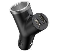 Cargador de Coche Baseus CCALL-YX01 2 Puertos USB-A 3.4A Negro