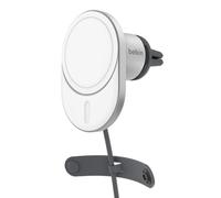 Cargador de coche Belkin BoostCharge Pro inalámbrico Qi2 15W USB-C plata/blanco