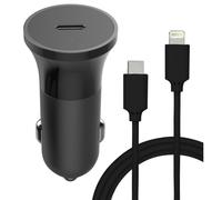 Cargador de coche BIGBEN CACCBLMFIC20WPDB USB-C 20W cable 1,2 m negro