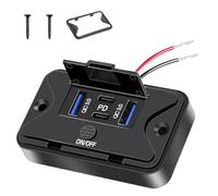 Cargador de Coche - Cargador Rápido Adaptador para Encendedor | Enchufe Multipuerto para Dispositivos Rápidos con Diseño Portátil, para Uso en Móvil, Automóvil, Autobús,