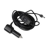 Cargador de coche con pantalla digital 3 en 1, cable de alimentación CC con USB-C PD de 20 W y USB-A QC de 18 W para Starlink Mini, monitor de voltaje de 12.8 V-24 V para vehículos, cable de 200/300