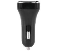 Cargador de coche con voltímetro y monitor de batería con pantalla LED de voltaje y amperaje, para Xs, Galaxy S20 y S10