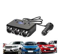 Cargador de coche de carga 'adaptador Auto-Stromrichter con un cargador triple coche para 12V-24V | Práctico juez de poder plug-and-play 3100-MA para viajes por carretera, furgonetas, pickup