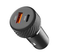 Cargador De Coche Divisor - Cargador Rápido De 2 Puertos, Protección contra Sobrecarga, Divisor De Coche De Adopción Rápida con Cable De Conexión para Teléfono Adecuado para, Camión, RV, Sedá