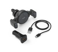Cargador de coche "FC10 Flex-Set", 10 W, QI-Carga inalámbrica, antracita