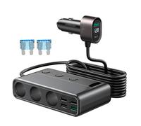 Cargador de coche - JOYROOM - JR-CL06 - 3 tomas de mechero - 5 puertos USB - Carga rápida 145W